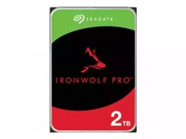 SEAGATE Ironwolf PRO Enterprise NAS HDD 2TB 7200rpm 6Gb/s SATA 256MB cache 8.9cm 3.5inch 24x7 for NAS RAID Rackmount systems BLK