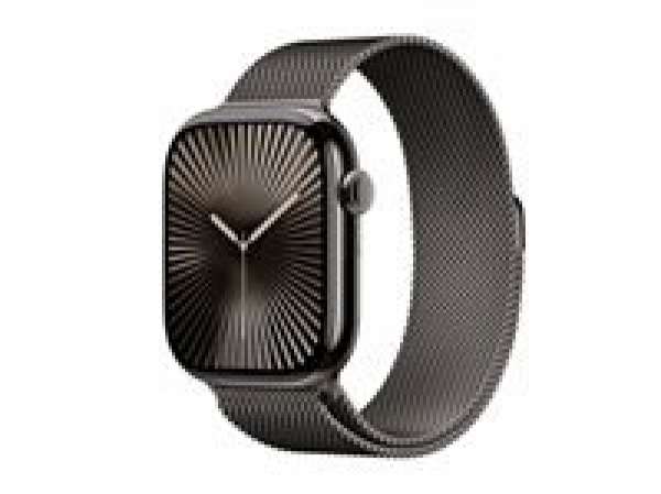 Смартчасовник APPLE Watch S10 Cellular 46mm Slate Titanium Case with Slate Milanese Loop ML