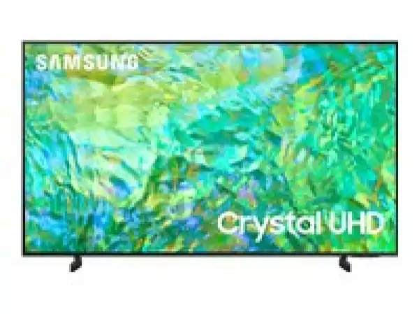 Телевизор Samsung 55" 55CU8072 4K UHD LED TV, SMART, 3xHDMI, 2xUSB, Wi-Fi 5, Bluetooth 5.2, Frameless, Black