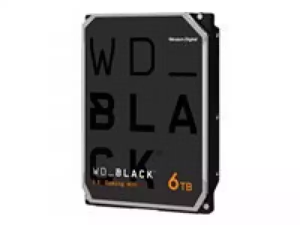 WD Desktop Black 6TB HDD 7200rpm 6Gb/s serial ATA sATA 128MB cache 3.5inch intern RoHS compliant Bulk