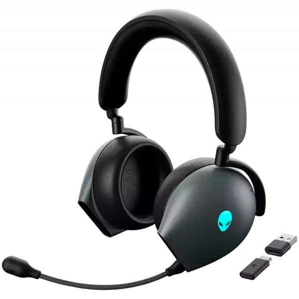 Alienware Dual Mode Wireless Gaming Headset - AW720H (Dark Side of the Moon)