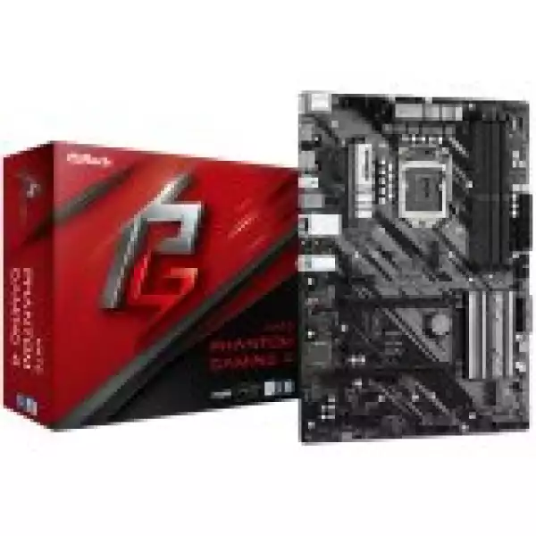 ASROCK Main Board Desktop H470 PHANTOM GAMING 4 (S1200, 4xDDR4,2xPCIe x16,3xPCI Ex1, 6 SATA3 ,2x Ultra M.2, GLAN,DP,HDMI,USB 3.1 ) ATX retail