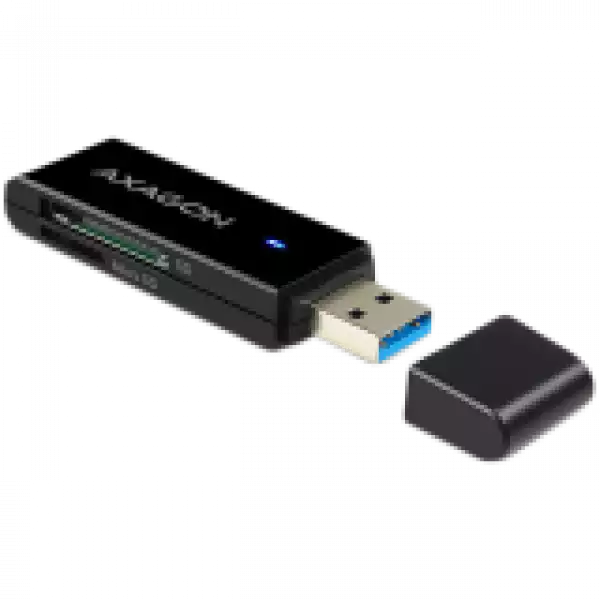 AXAGON CRE-S2 External USB 3.0 Type A SLIM 2-slot SD/microSD