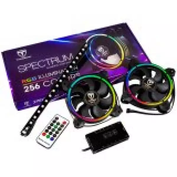 Cooling System Spectrum ARGB 256C ( 120x120x25) RGB, DC 5.0-13.8V, 280mA, 5V,1200rpm, 23.2dB