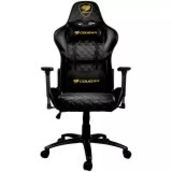 COUGAR Armor ONE ROYAL Gaming Chair, Diamond Check Pattern Design, Breathable PVC Leather, Class 4 Gas Lift Cylinder, Full Steel Frame, 2D Adjustable Arm Rest, 180º Reclining, Adjustable Tilting Resistance