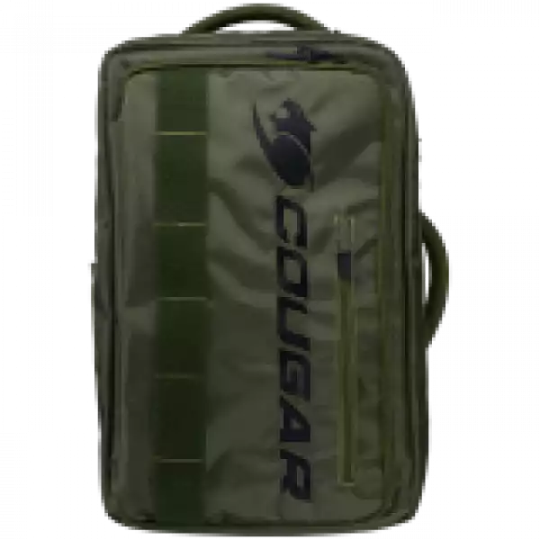 COUGAR Fortress X, Green Backpack, Shockproof anti-vibration structure, Multi-layered and multi-functional structure, Padded back panel and hide-able hip belt, Dual use: Backpack and shoulder bag