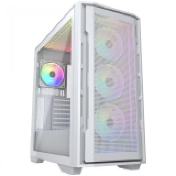 COUGAR UNIFACE RGB PC Case, Mid Tower, White