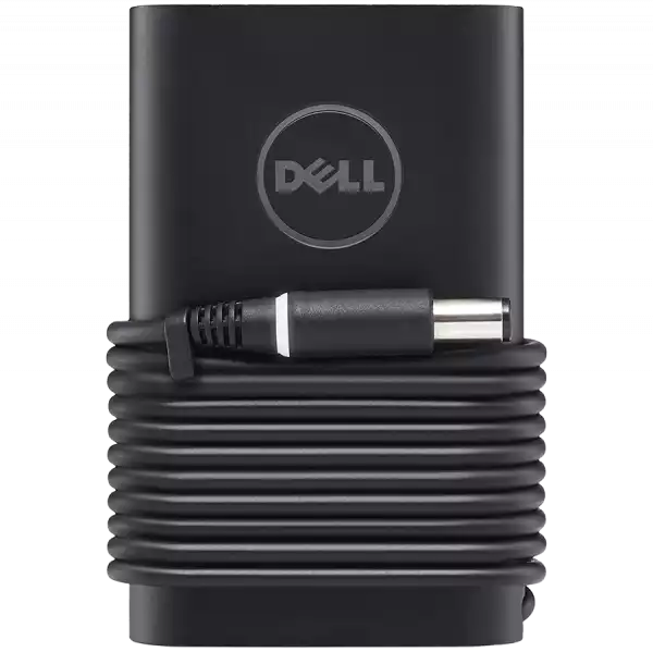 Dell 7.4 mm barrel 65 W AC Adapter with 1 meter Power Cord - Euro