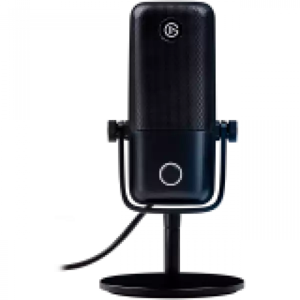 ELGATO Wave:1, Premium USB Condenser Microphone and Digital Mixing Solution, Anti-Clipping Technology, Tactile Mute, Streaming and Podcasting