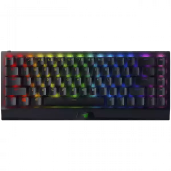 Razer BlackWidow V3 Mini HyperSpeed - Wireless Mechanical Gaming Keyboard (Green Switch) Phantom Edition - 65%, 80 million keystroke lifespan, 1000 Hz Ultrapolling, Aluminum construction