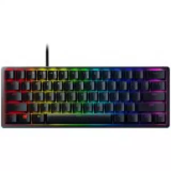 Razer Huntsman Mini (Red Switch), US Layout, Black, Razer Optical Switch, Razer Chroma customizable backlighting w/ 16.8 million colors, up to 5 profiles Hybrid onboard storage, Detachable Type-C Connectivity, 100 million keystroke lifespan