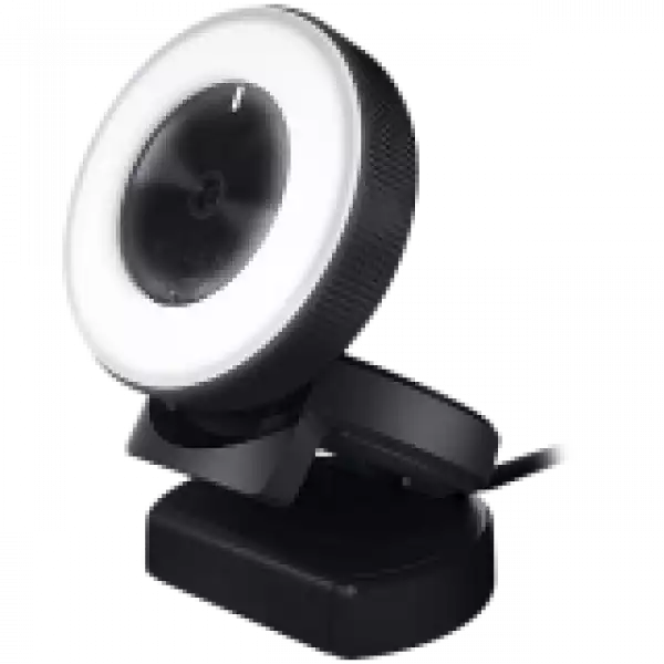 Razer Kiyo - Ring Light Equipped Broadcasting Camera ,Desktop streaming camera with multi-step ring light,High fps HD Video (720p 60fps/1080p 30fps),Compatible with Open Broadcaster Software and Xsplit