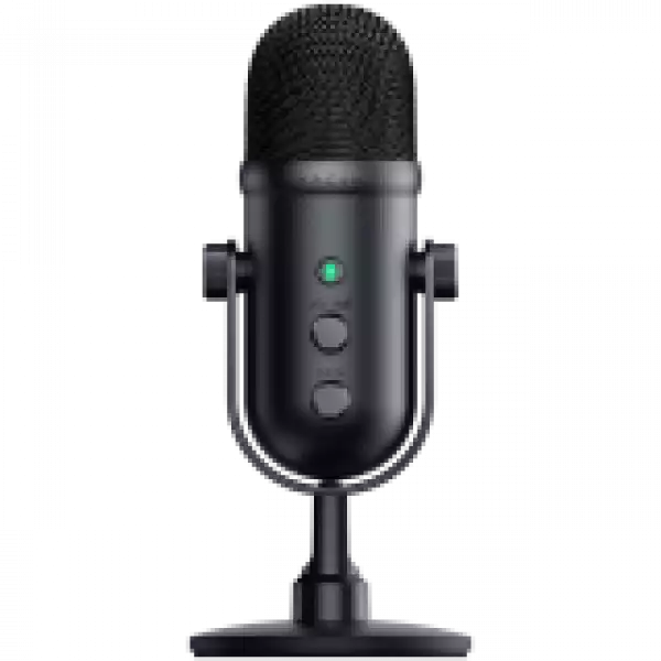 Razer Seiren V2 Pro, Professional-grade USB Microphone for Streamers, 30 mm Dynamic Microphone, High Pass Filter, Analog Gain Limiter, Frequency response: 20Hz, MAX SPL: 120 dB