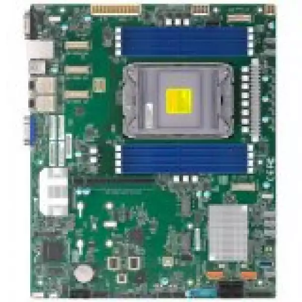 Supermicro mainboard server MBD-X12SPO-NTF-O, ATX, Intel C621A controller for 10 SATA3 (6 Gbps) ports; RAID 0,1,5,10, Dual LAN with Intel X550 10GBase-T Ethernet Controller, 1 PCI-E 4.0 x16, 5 PCI-E 4.0 NVMe x8 Internal Port(s)