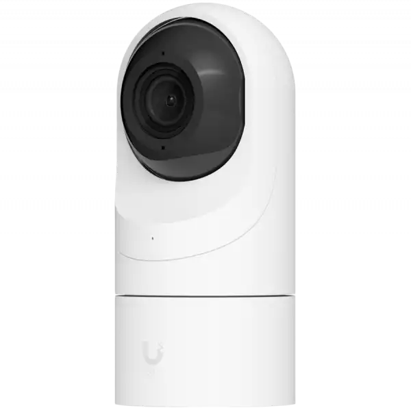 UBIQUITI G5 Flex; 2K (4MP) video resolution; Versatile table or ceiling mounting; 6 m (20 ft) IR night vision; AI event detections; Connect and power using PoE; Record audio with an integrated microphone; Weather-resistant (outdoor covered).