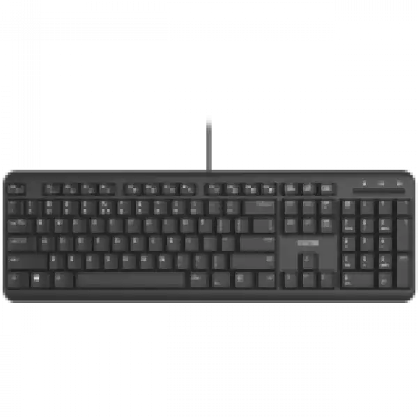 CANYON HKB-20, wired keyboard with Silent switches ,105 keys,black, 1.8 Meters cable length,Size 442*142*17.5mm,460g,BG layout