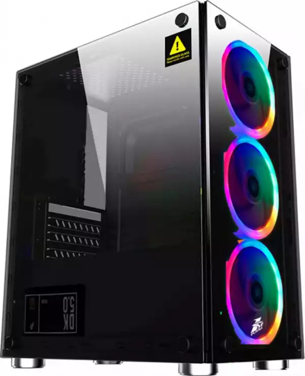 1stPlayer компютърна кутия Gaming Case mATX - X2 RGB - 3 Fans included