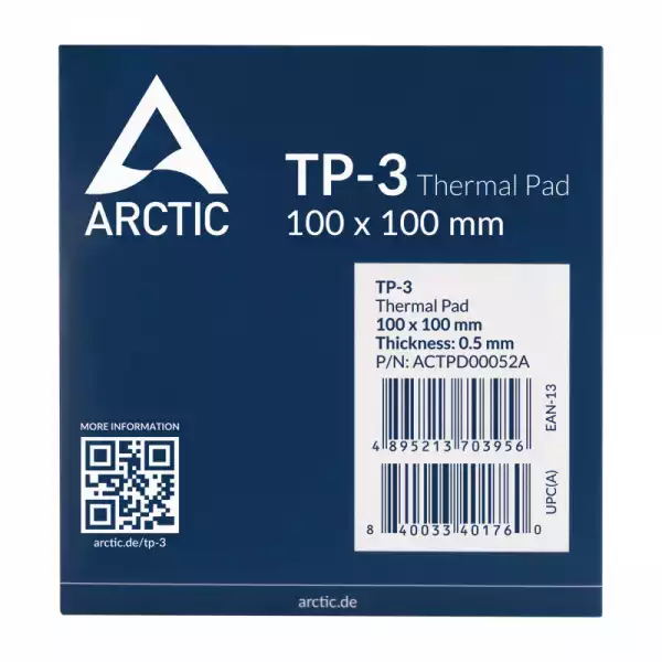 Arctic Термопад Thermal pad TP-3 100x100mm, 0.5mm - ACTPD00052A