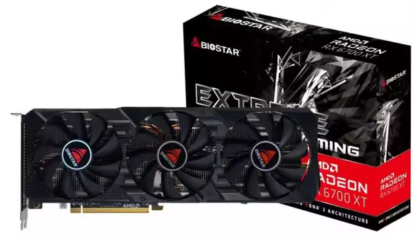 Biostar видеокарта VGA RX6700 XT 12GB DDR6 - VA67T6TML9