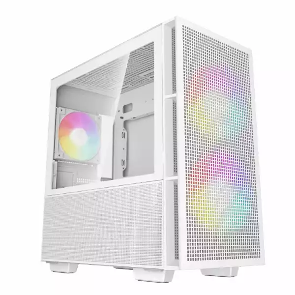 DeepCool кутия Case mATX - CH360 WH