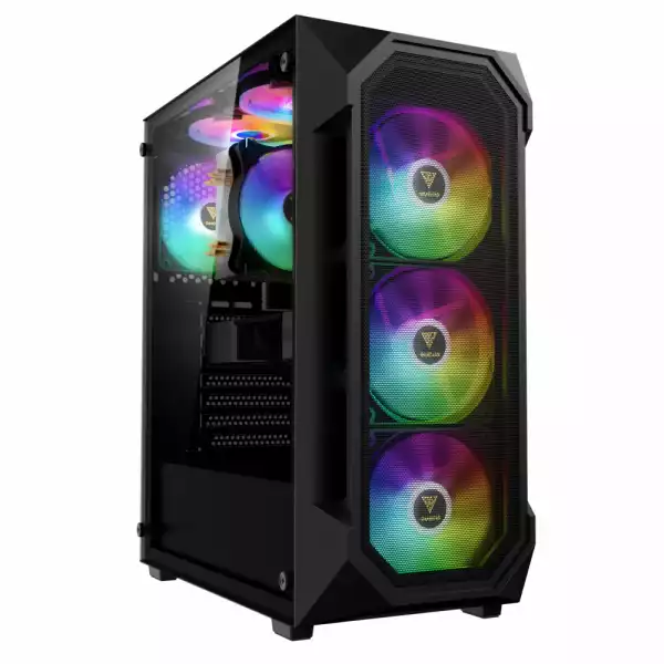 Gamdias кутия Case ATX - AURA GC1 Elite - Mesh, RGB, Tempered Glass