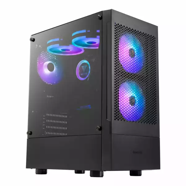 Gamdias кутия Case ATX - TALOS E3 MESH - aRGB, Tempered Glass