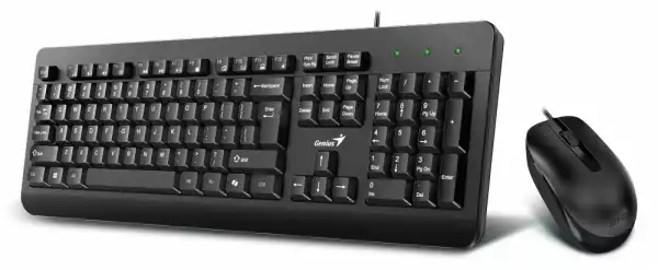 Genius клавиатура и мишка Keyboard and Mouse - KM-160 Black - AI, BG, USB
