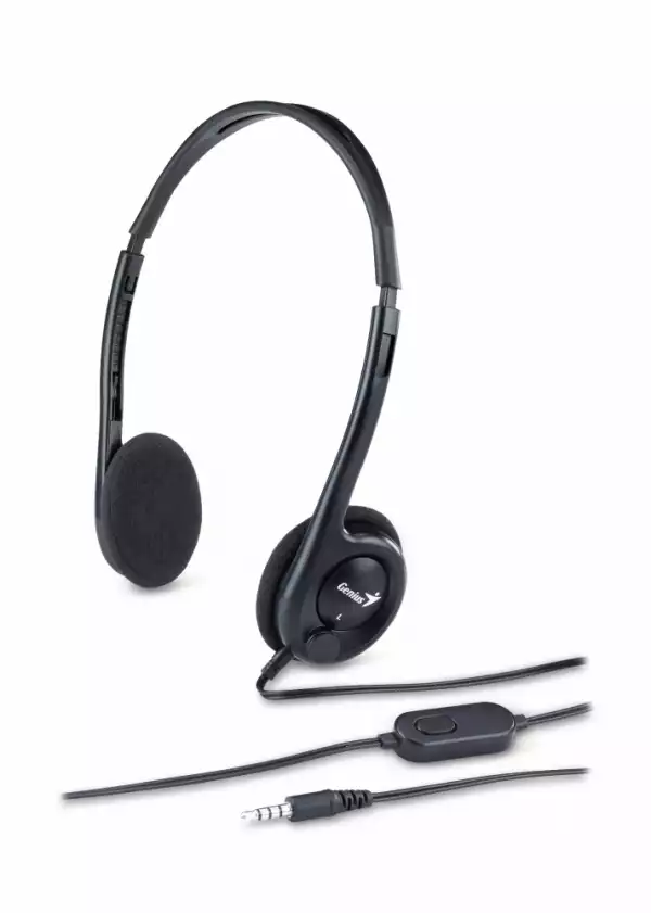 Genius слушалки с микрофон Headset HS-200C - Lightweight, Black