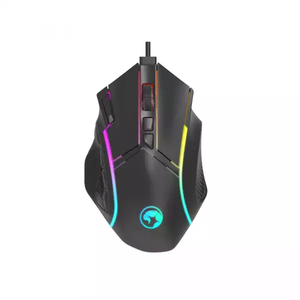 Marvo Геймърска мишка Gaming Mouse M653 RGB - 12800dpi, programmable, 1000Hz