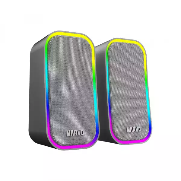 Marvo Тонколони Gaming Speakers 2.0 6W Havoc 20 Grey - MARVO-SG-285-GY