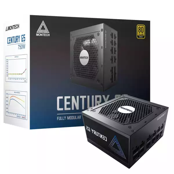 Montech захранване CENTURY G5 750, PSU ATX3.0, Gold, Full Modular