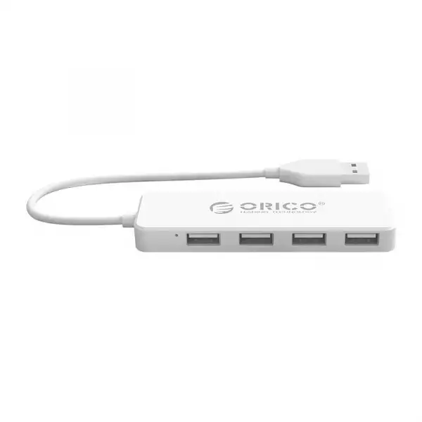 Orico хъб USB2.0 HUB 4 port White - FL01-WH