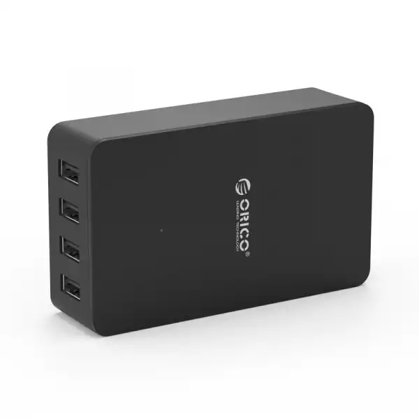 Orico зарядно за стена Smart Charger 220V - 34W 4 port black - CSE-4U