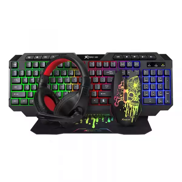 Xtrike ME Геймърски комплект Gaming COMBO CMX-415 - Keyboard, Mouse, Headset, Mousepad - XTRM-CMX-415