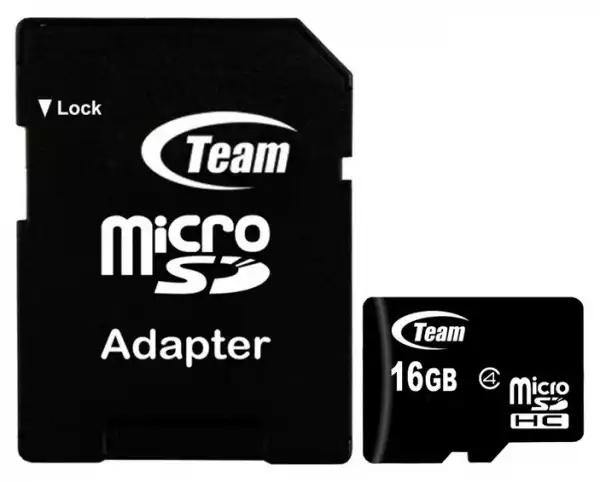 16GB SDMICRO+AD UHS CL10 TEAM