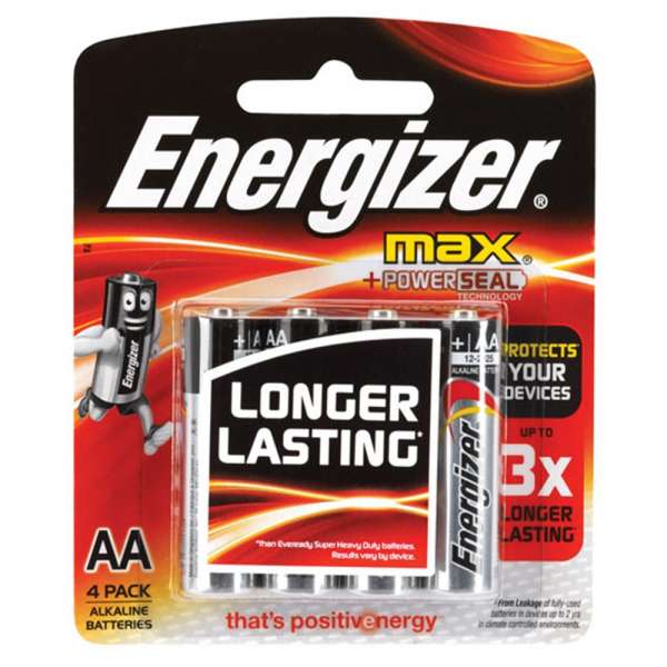 4 AA BAT ENERGIZER ALKAL 1.5V