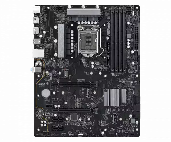 ASROCK Main Board Desktop Intel H570 chipset (S1200, 4x DDR4, 2x PCIe x16, 3x PCIe x1, 6x SATA3 , 2x M.2, 1x HDMI, 1x DP, 6x USB 3.2, 2x USB 2.0) ATX.