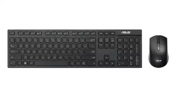 Asus W2500 WIRELESS KEYBOARD+MOUSE, Black