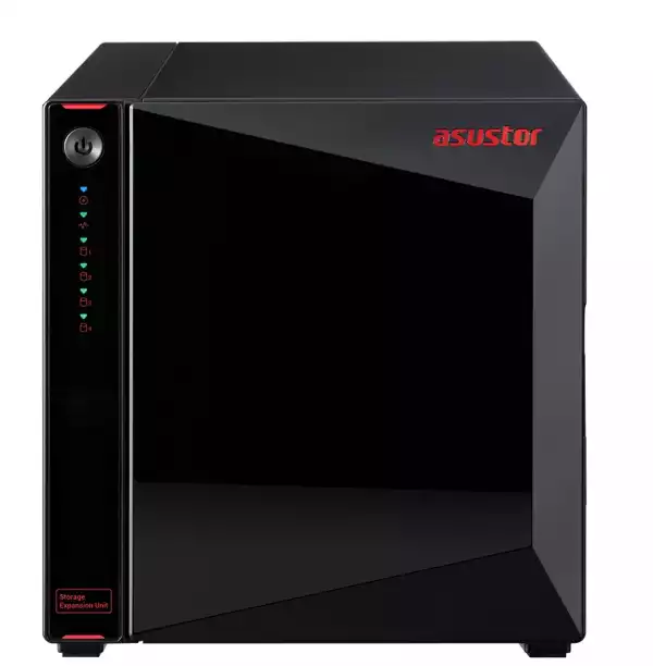 Asustor AS5004U, USB Expansion Unit , Asustor Xpanstor 4 AS5004U 4 Bay NAS Storage Capacity Expander, 4 x SATA3 6Gb/s; 3.5"/2.5" HDD/SSD, 1 x Type C, Black