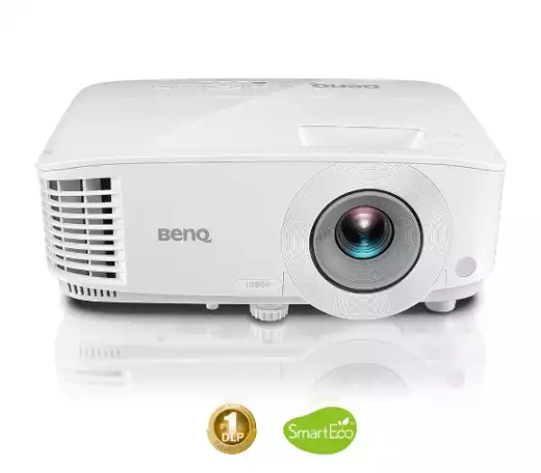 BenQ MH550, DLP, 1080p (1920x1080), 20 000:1, 3500 ANSI Lumens, VGA, 2xHDMI, S-Video, RCA, Speaker 2W, Audio In/Out, RS232, 3D Ready, 2.3kg, White