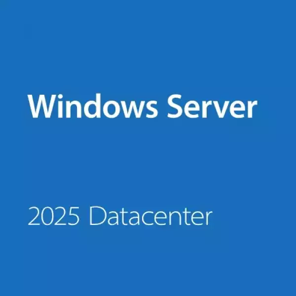 Dell Windows Server 2025 Datacenter, No Media, WS2019 DC Downgrade w/DVD Media, Multi Lang, Customer Kit, only for Sale with Dell Server