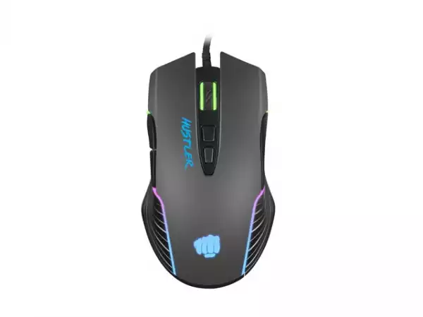 Fury Gaming Mouse Hustler 6400DPI Optical With Software RGB Backlight