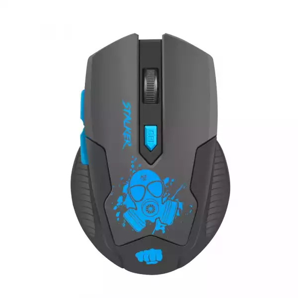 Fury Wireless gaming mouse, Stalker 2000DPI, Black-Blue