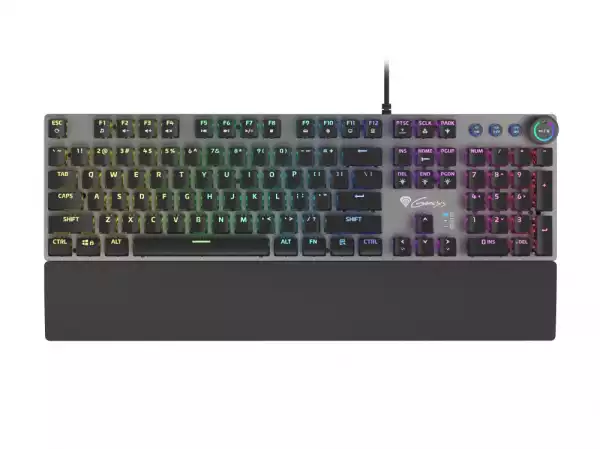 Genesis Mechanical Gaming Keyboard Thor 380 RGB Backlight Blue Switch US Layout Software