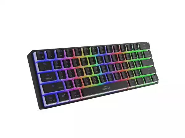 Genesis Mechanical  Gaming Keyboard Thor 660 Wireless RGB Backlight BLACK GATERON BROWN