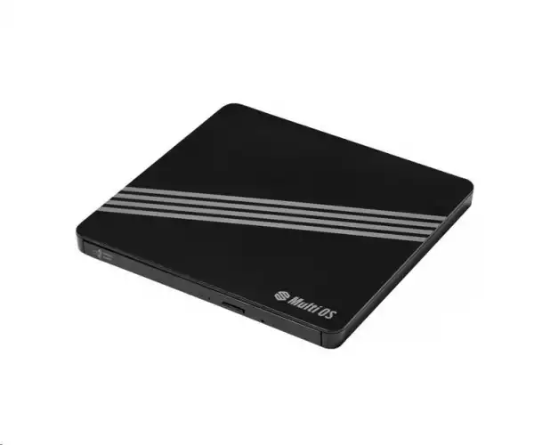 Hitachi-LG GPM1NB10 Ultra Slim External DVD-RW, Super Multi, Double Layer, Smartfone, TV connectivity, USB on-the-go, Black