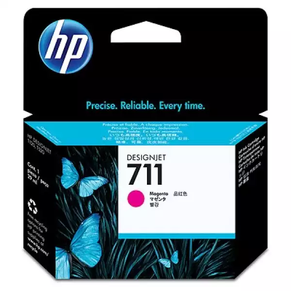 HP 711 original Ink cartridge CZ131A magenta standard capacity 29ml 1-pack