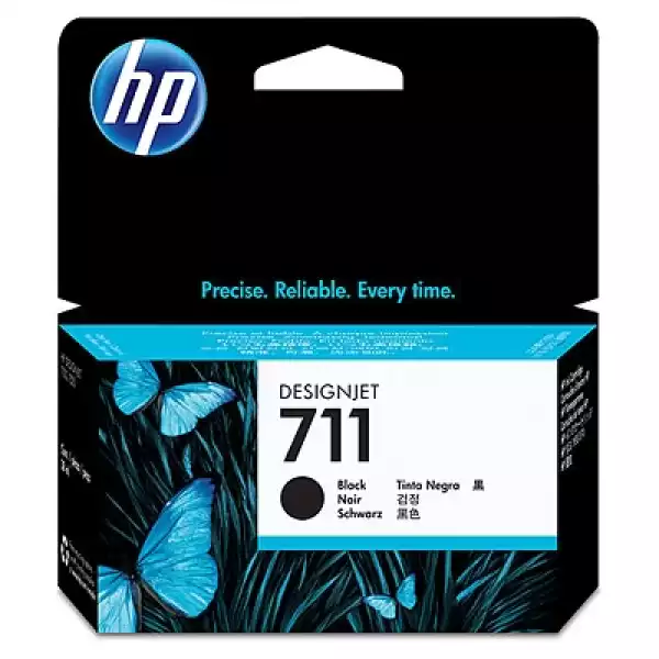 HP 711 original Ink cartridge CZ129A black standard capacity 38ml 1-pack