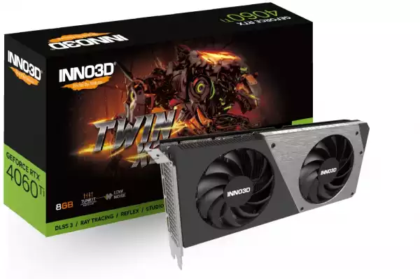 Inno3D GeForce RTX 4060 Ti 8GB GDDR6 Twin X2