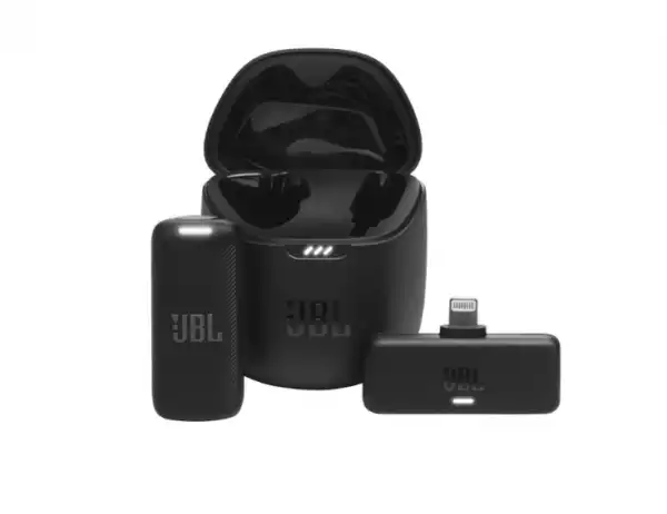 JBL QUANTUM Stream Wireless Lightning - Wearable wireless streaming microphone for lighting connection